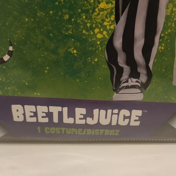 Infant Costume - Black and White Stripes - Picture 3 of 8